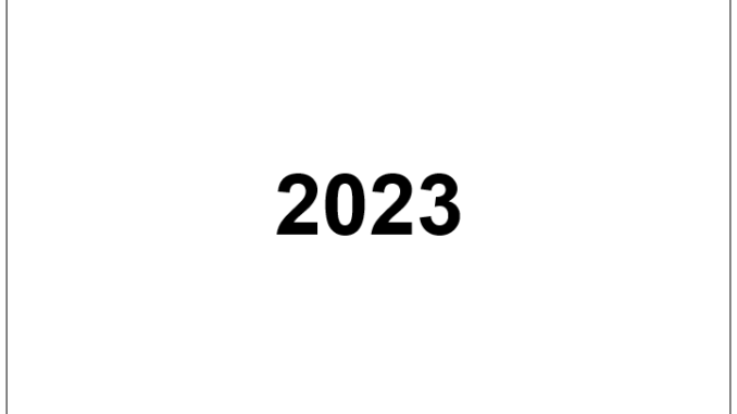 Jahr 2023