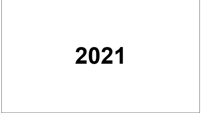 Jahr 2021