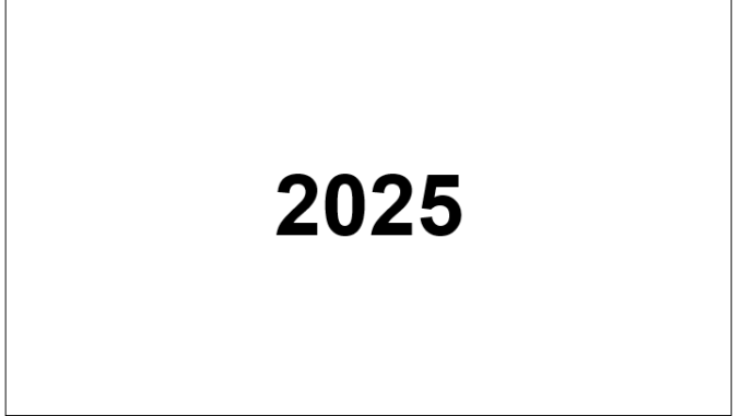 Jahr 2025