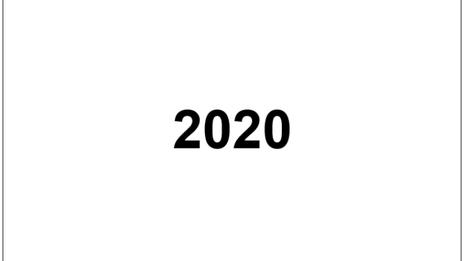 Jahr 2020