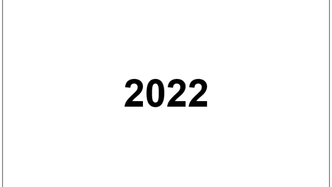 Jahr 2022
